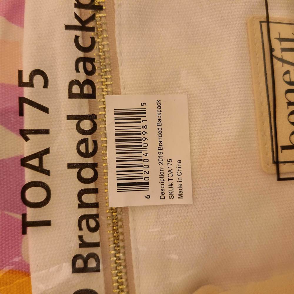 BENEFIT BRANDED 2019 BACKPACK - Picture 4 of 5